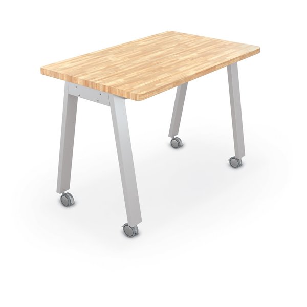 Mooreco Compass Makerspace Table 6036 – Butcher Block Top (36.6") 91715-C-BUTCHER